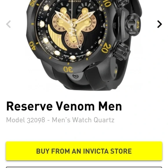 Invicta Bolt, Reserve Ocean Hawk, and Reserve Venom Men's Watches - Picture 4 of 7